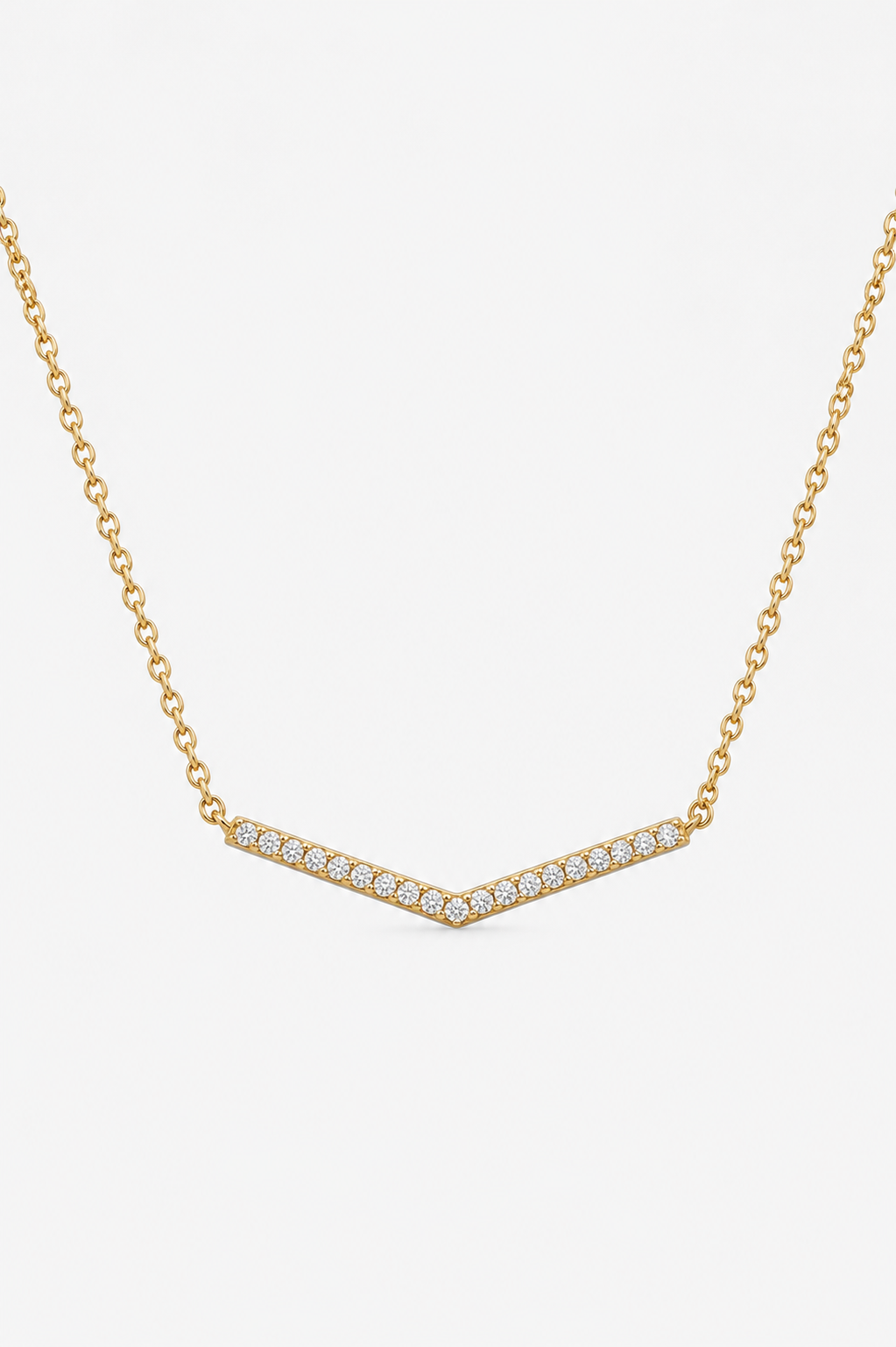 Collar Trazo Dorado - ORO 18K
