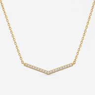 Collar Trazo Dorado - ORO 18K