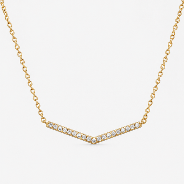 Collar Trazo Dorado - ORO 18K