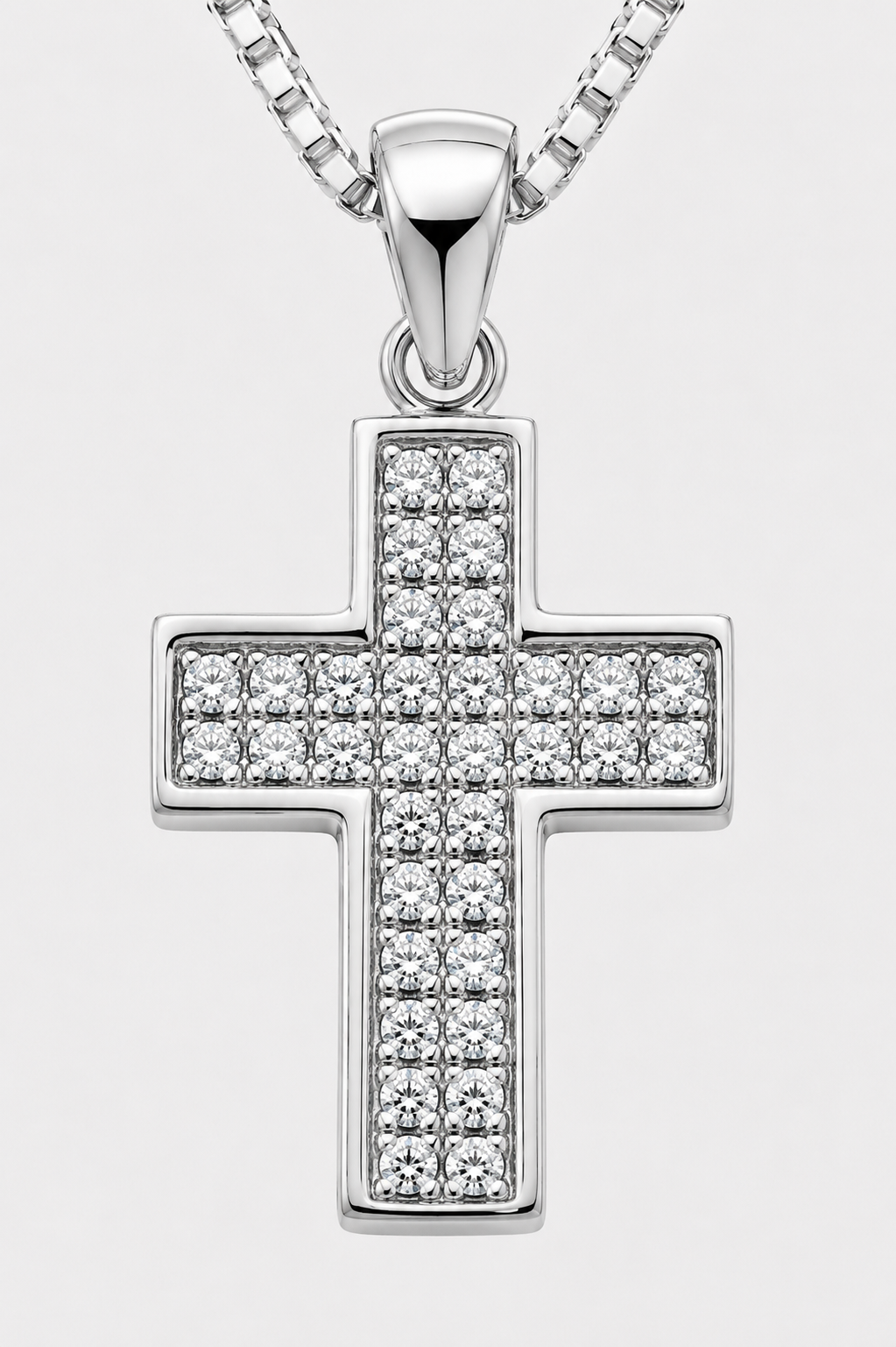 Collar Cruz Diamante de Portofino