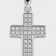 Collar Cruz Diamante de Portofino