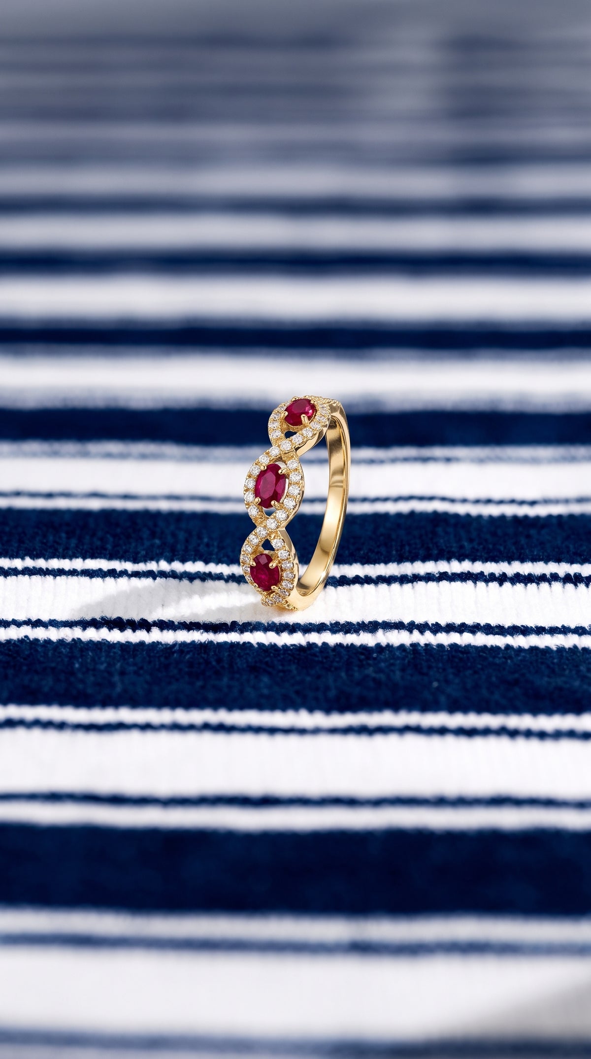 Anillo Coral de Levante - ORO 18K