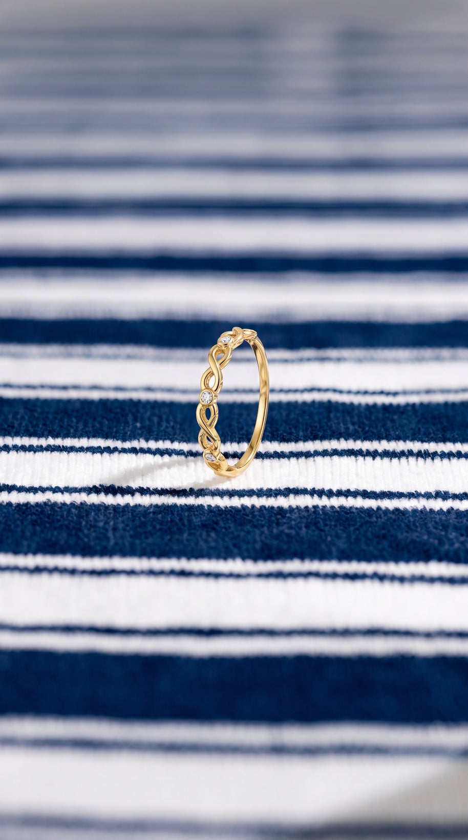 Anillo Entrelazo Dorado