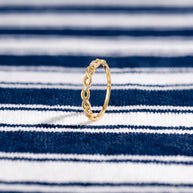 Anillo Entrelazo Dorado