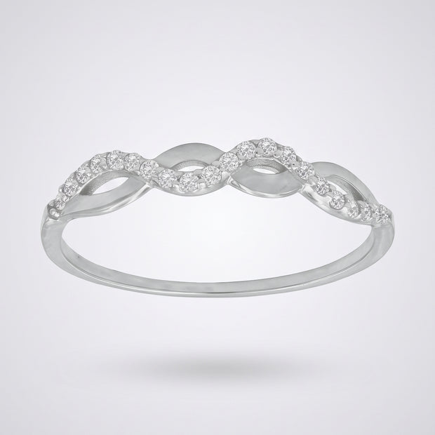 Anillo Mareas Entrelazadas