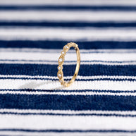 Anillo Cadencia Dorada
