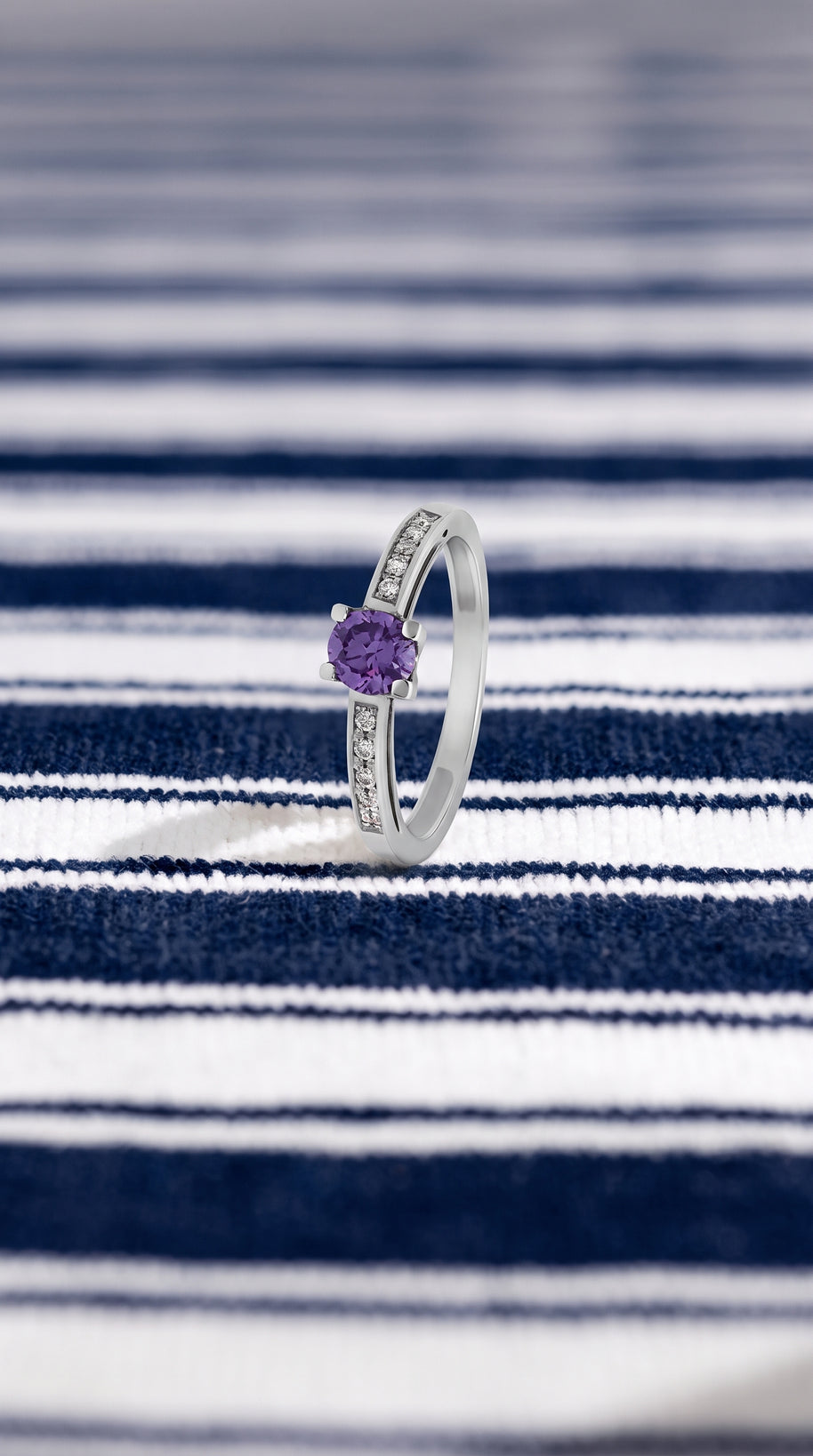 Anillo Aura de Amatista