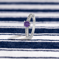 Anillo Aura de Amatista