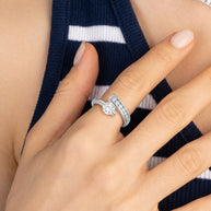 Anillo Ola de Cristal
