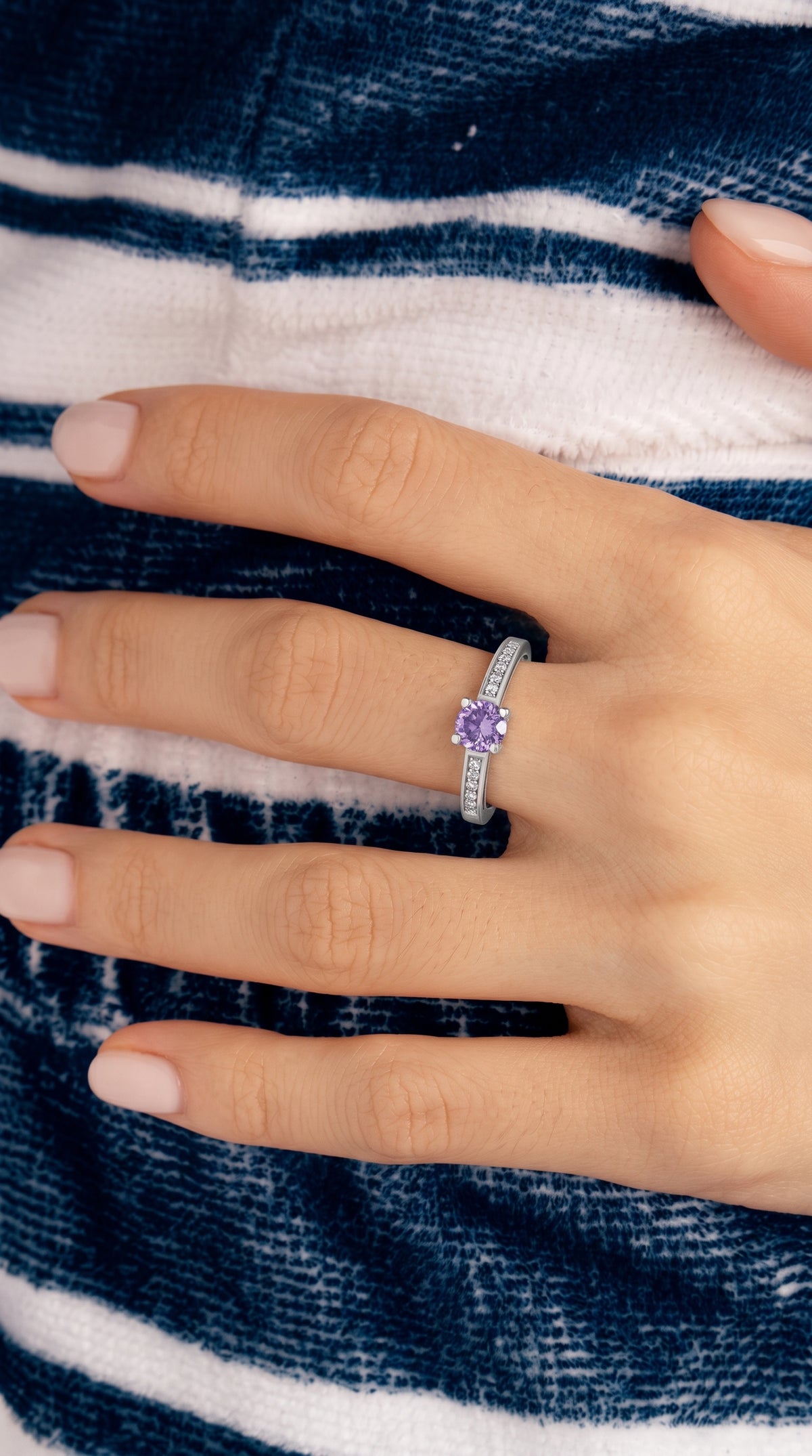 Anillo Aura de Amatista
