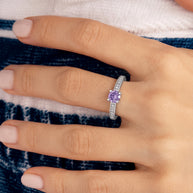 Anillo Aura de Amatista