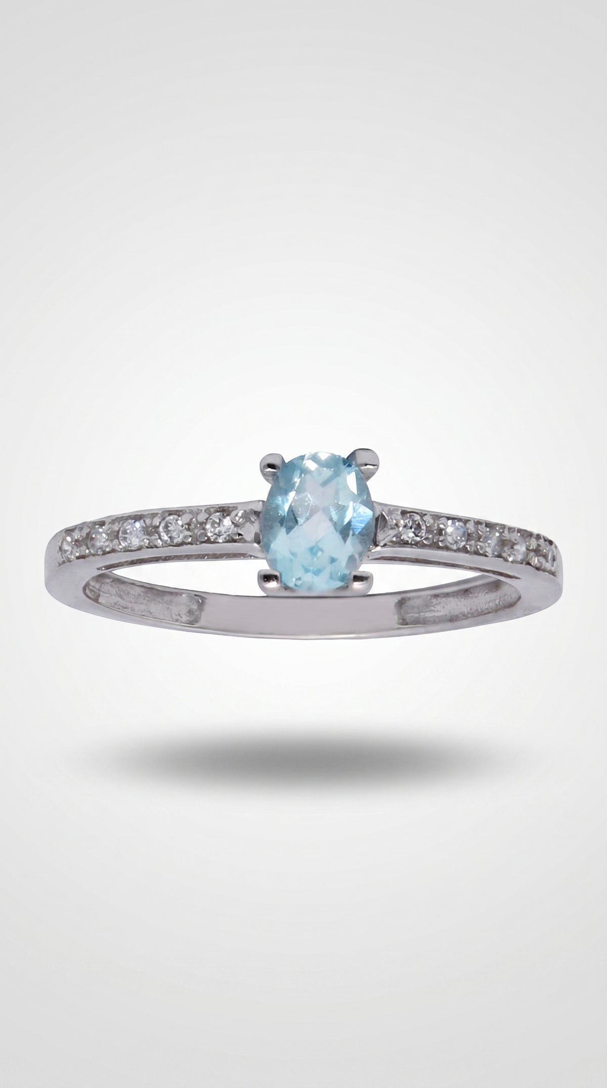 Anillo Brisa Aguamarina