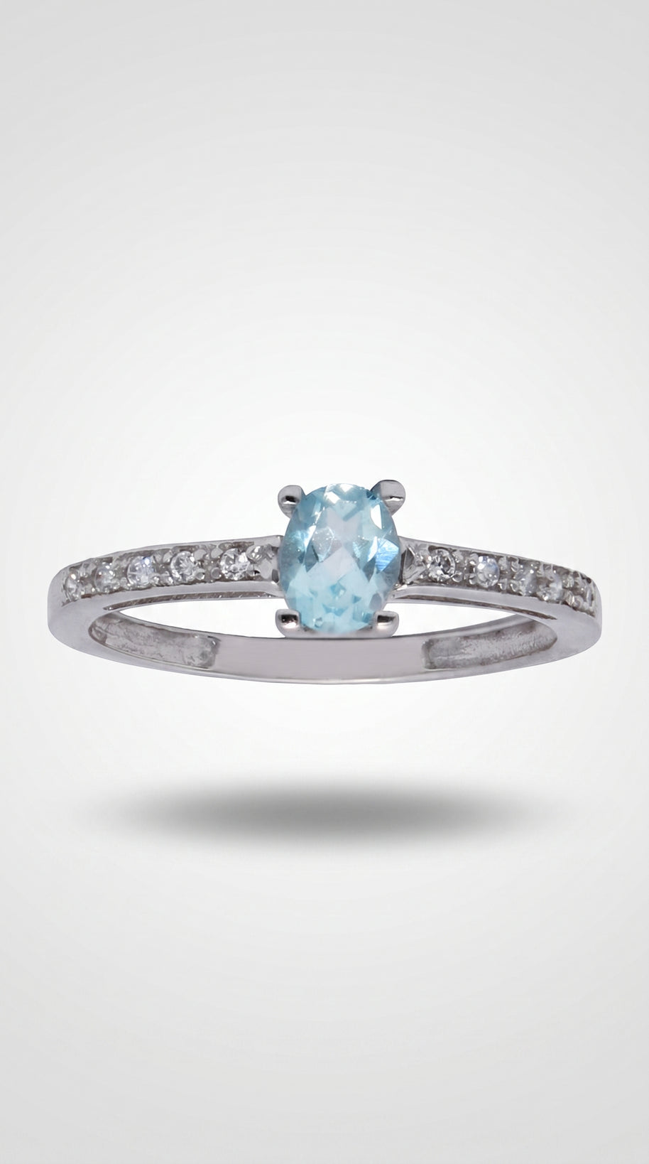 Anillo Brisa Aguamarina