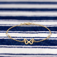 Pulsera Mariposa de Perlas