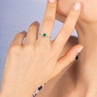 Anillo Esmeralda Imperial