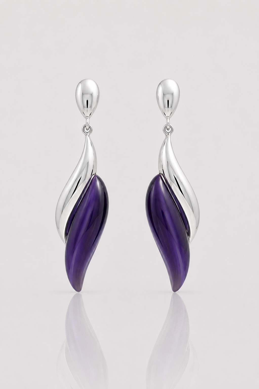 Pendientes Malva de Menorca