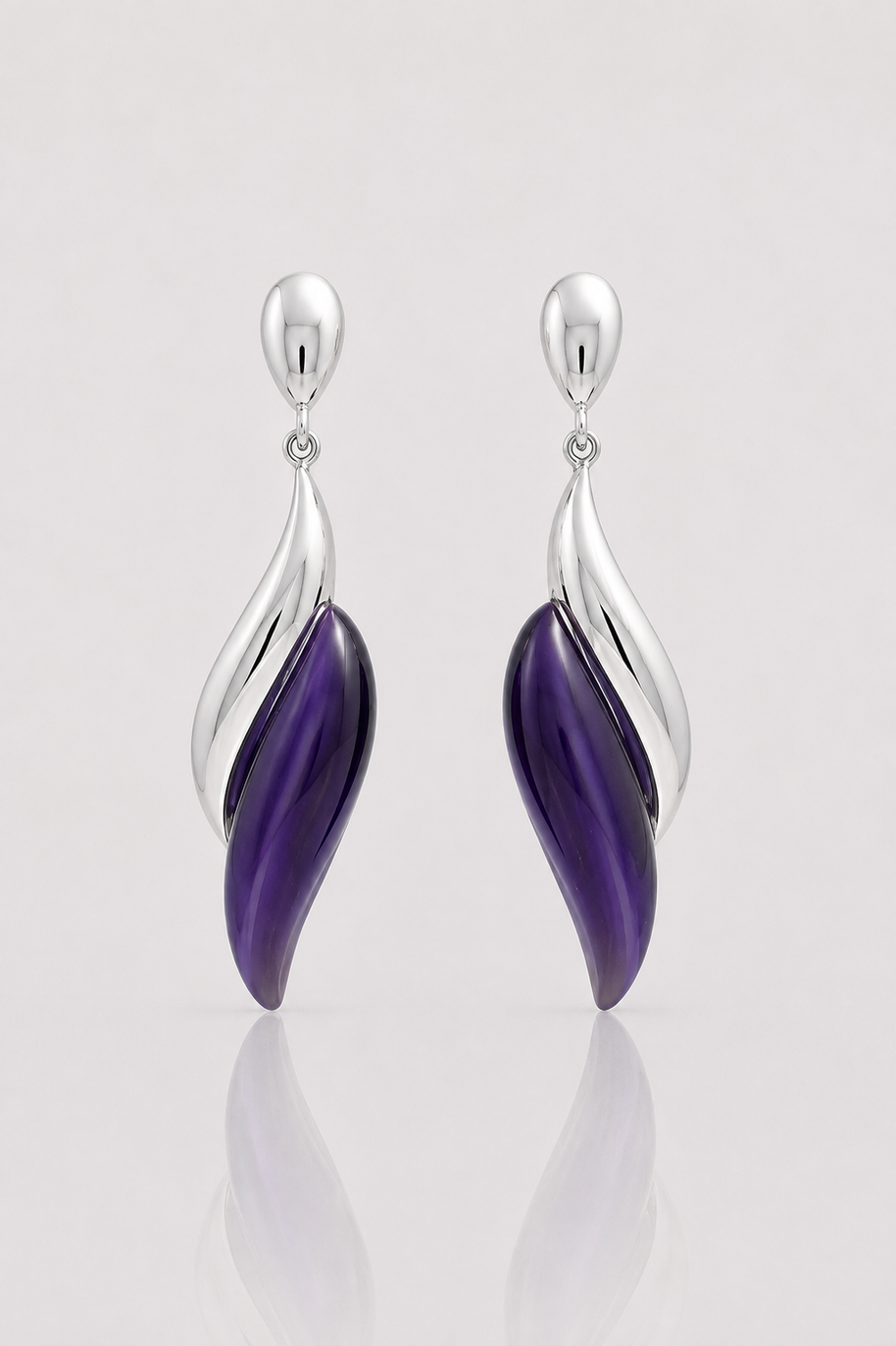 Pendientes Malva de Menorca