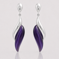 Pendientes Malva de Menorca