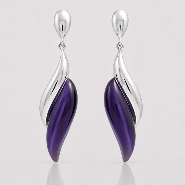 Pendientes Malva de Menorca