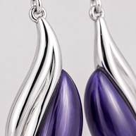 Pendientes Malva de Menorca