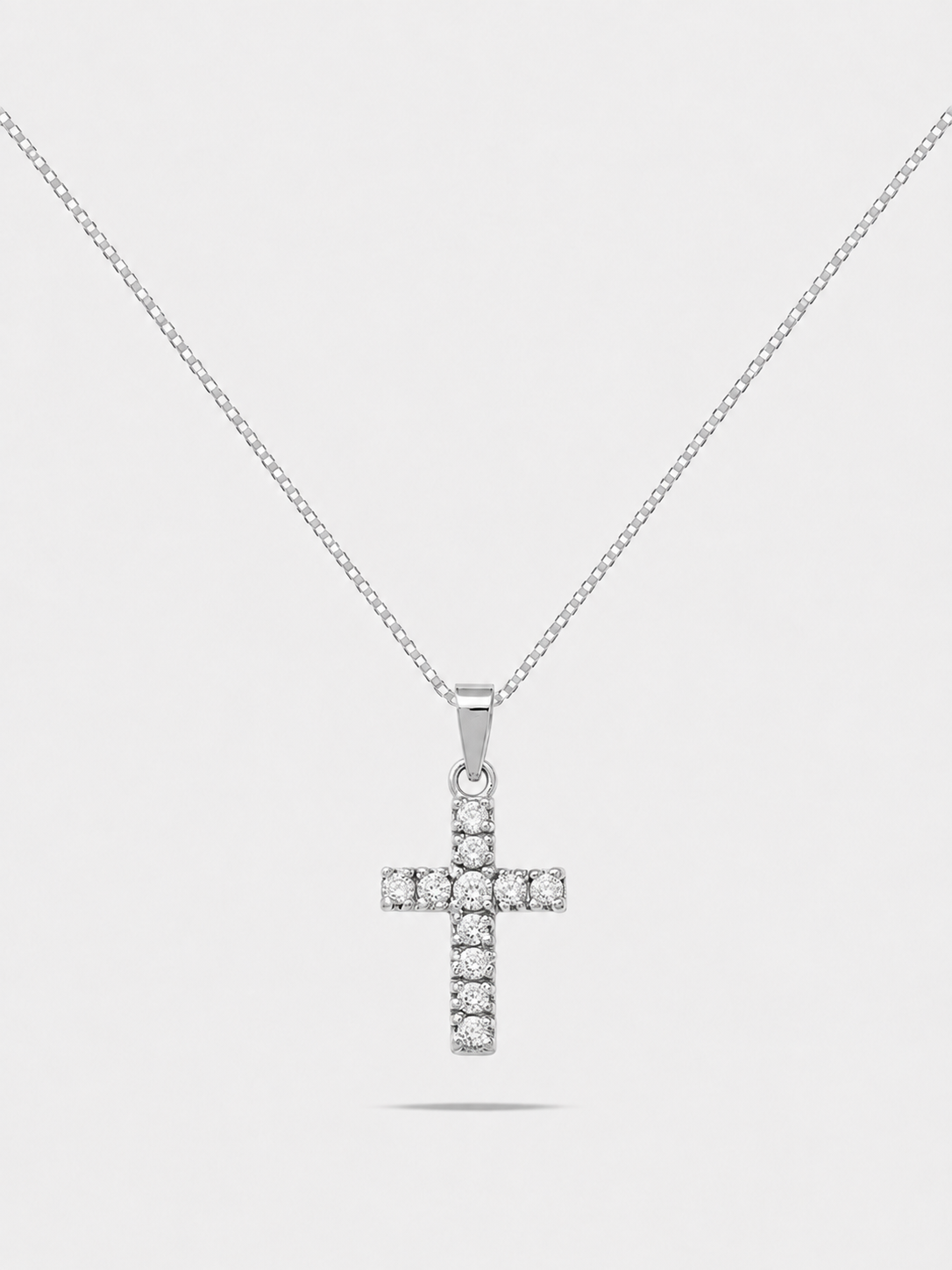 Collar Cruz Diamante de Cassis