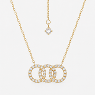 Collar Trilogía Dorada - ORO 18K