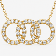 Collar Trilogía Dorada - ORO 18K