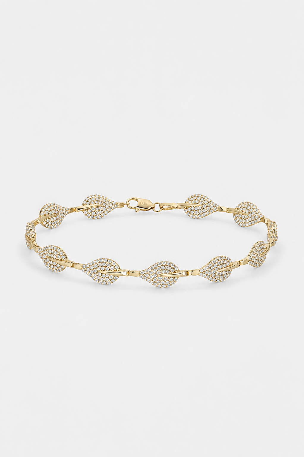 Pulsera Laurel Dorado