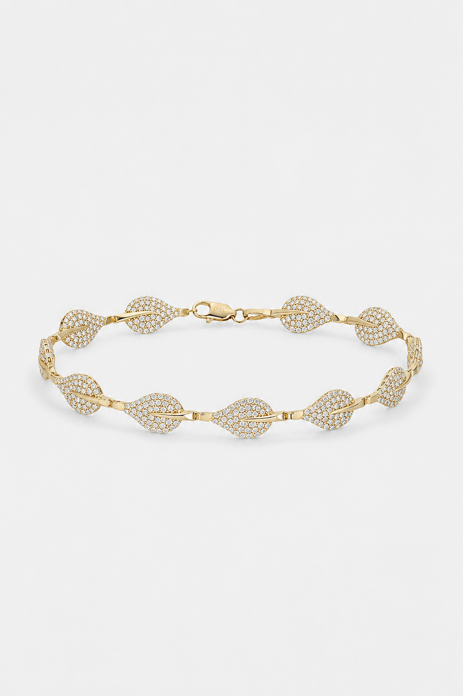 Pulsera Laurel Dorado