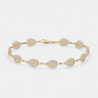 Pulsera Laurel Dorado