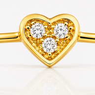 Anillo Corazón de Oro