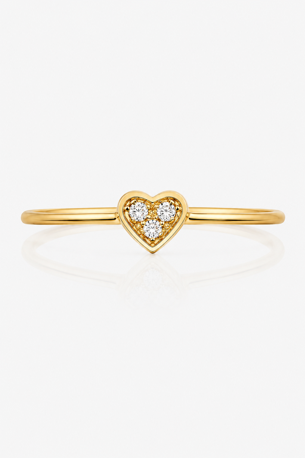 Anillo Corazón de Oro