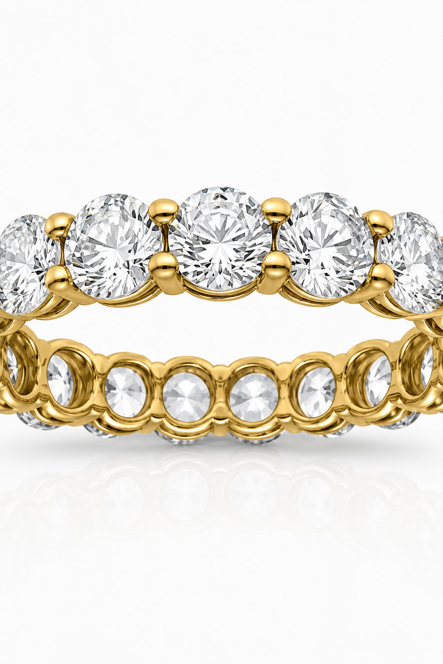 Anillo Eternidad Dorada - ORO 18K