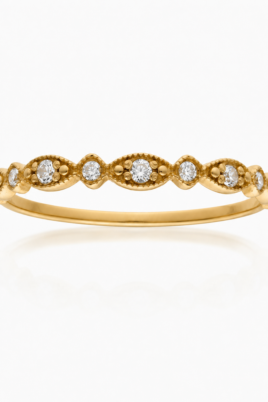 Anillo Cadencia Dorada