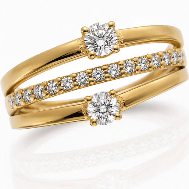 Anillo Triple Destello