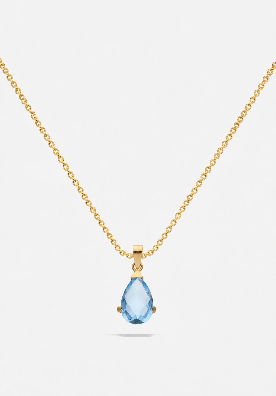 Collar Azul de Menorca - ORO 18K