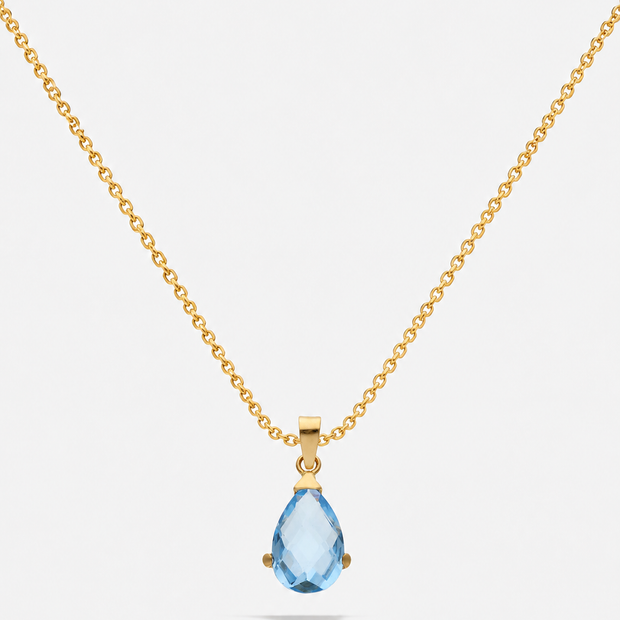 Collar Azul de Menorca - ORO 18K