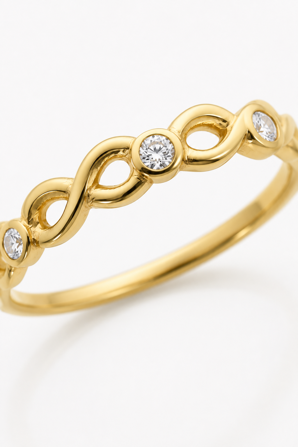 Anillo Entrelazo Dorado