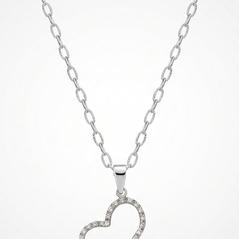 Collar Corazón Calado