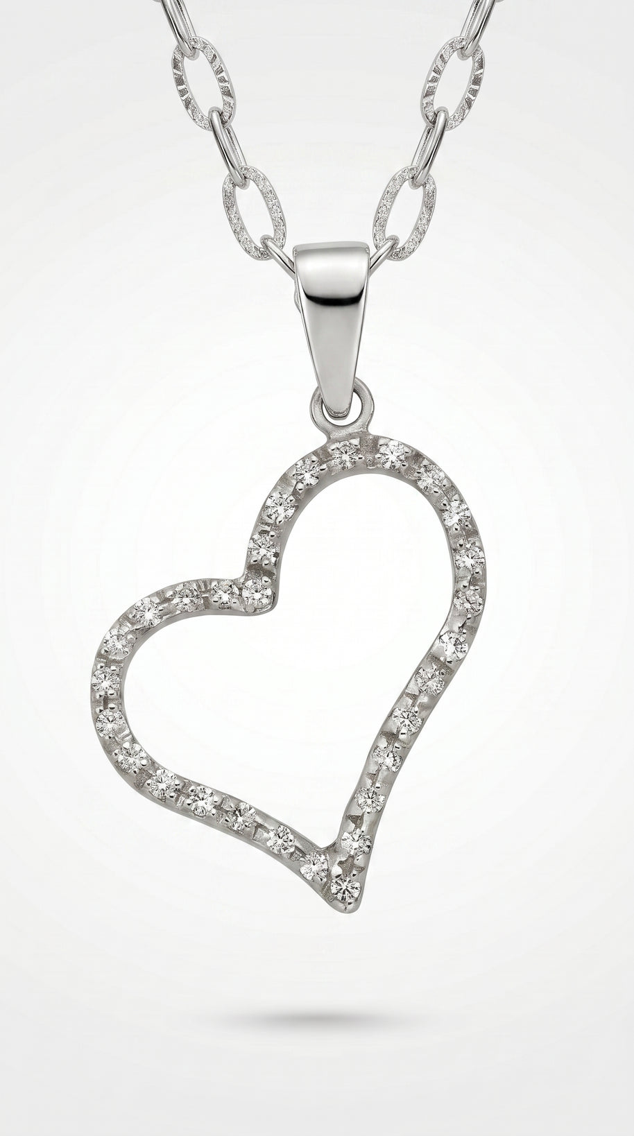 Collar Corazón Calado