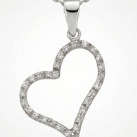 Collar Corazón Calado