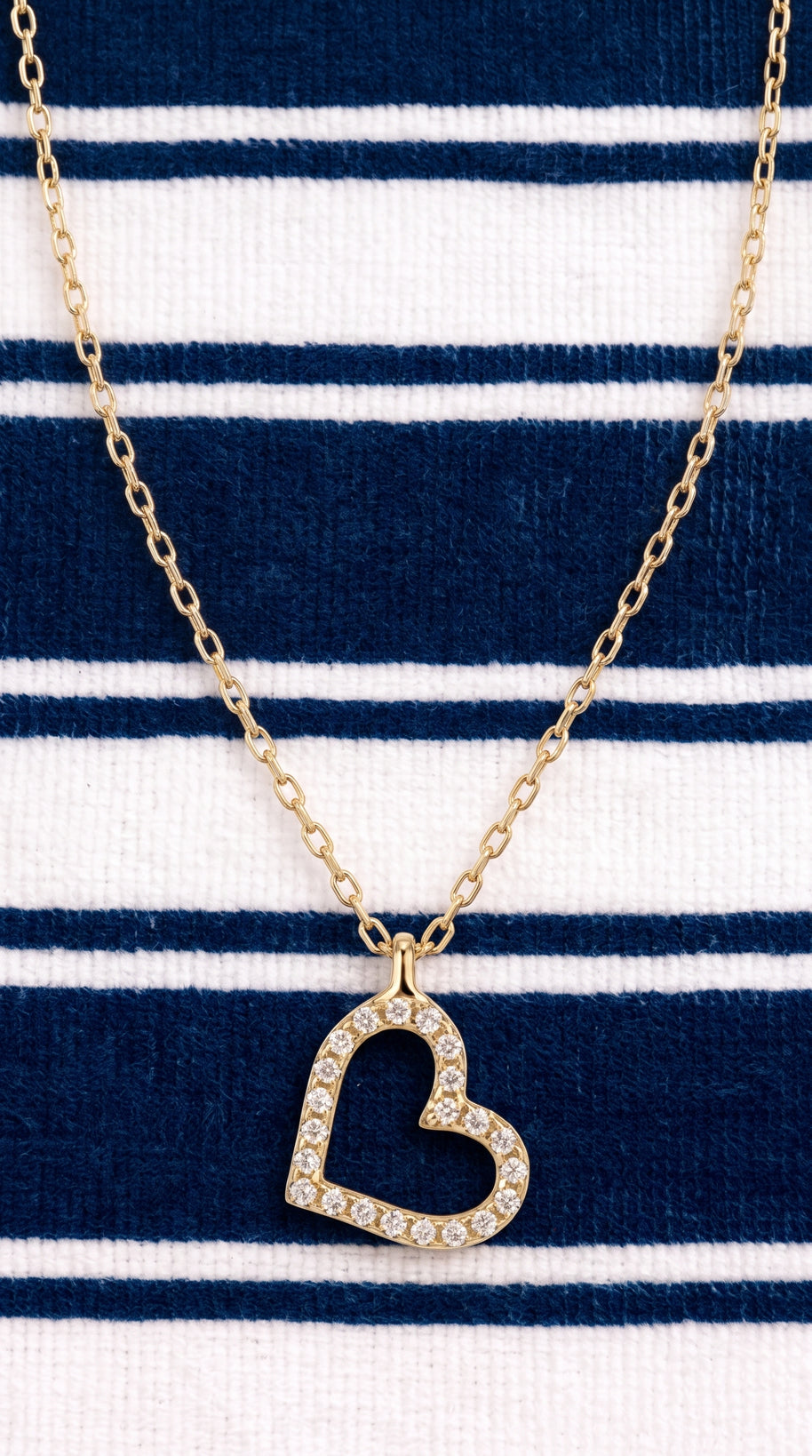 Collar Corazón Brillante