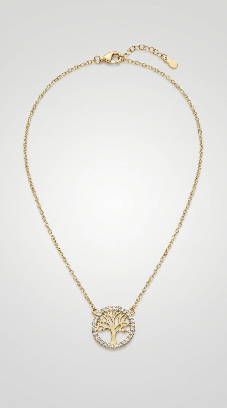 Collar Árbol de la Vida - Plata Chap. ORO