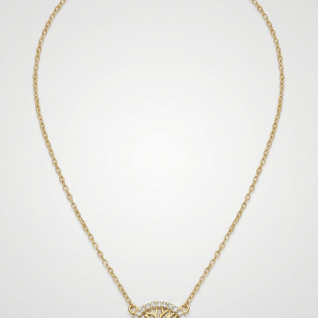 Collar Árbol de la Vida - Plata Chap. ORO