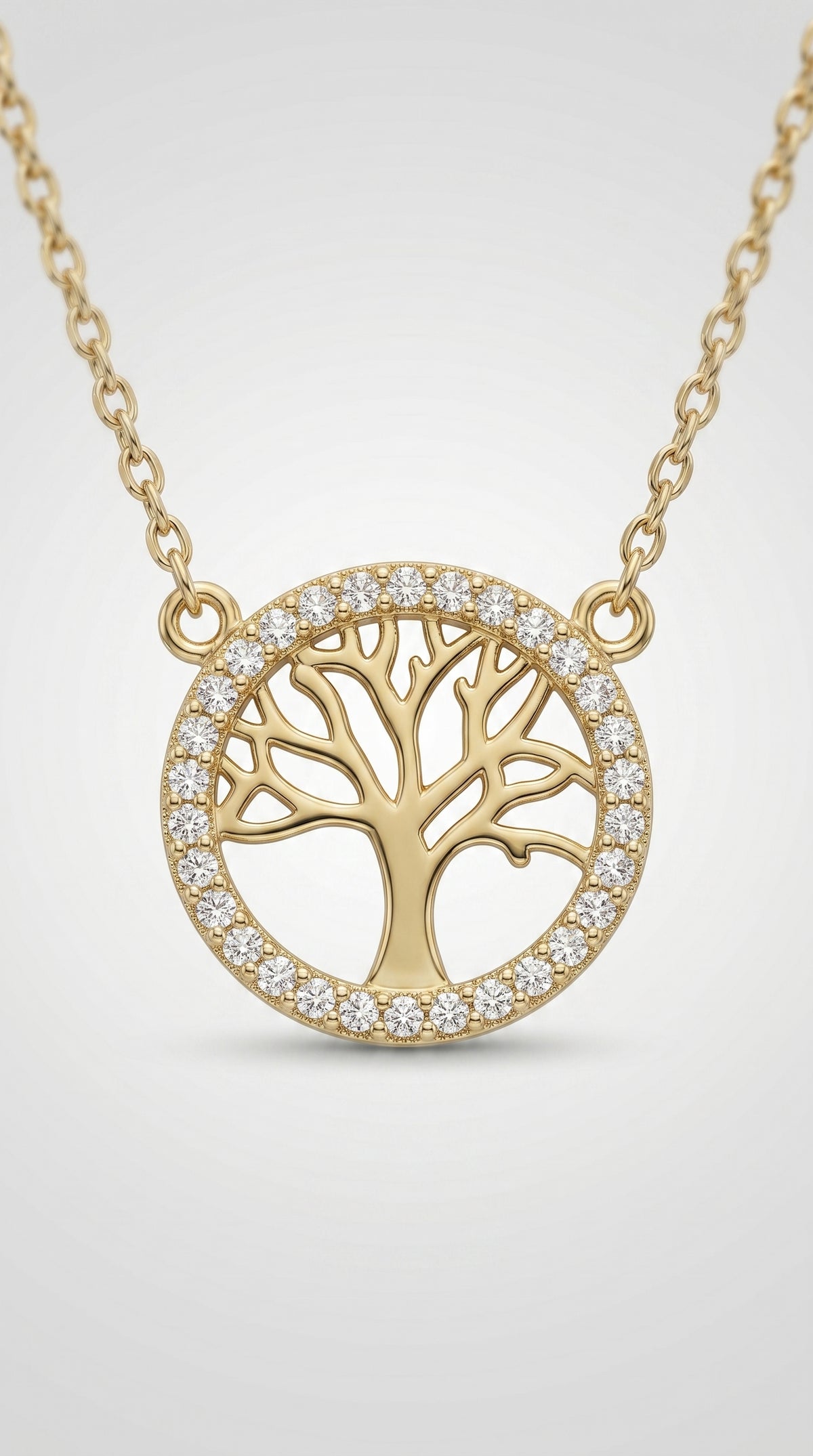 Collar Árbol de la Vida - Plata Chap. ORO