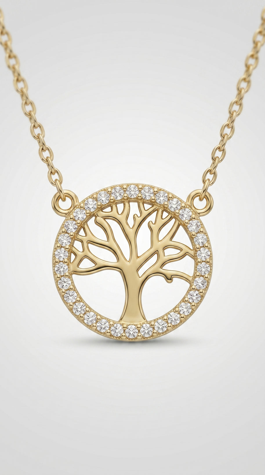Collar Árbol de la Vida - Plata Chap. ORO
