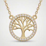 Collar Árbol de la Vida - Plata Chap. ORO