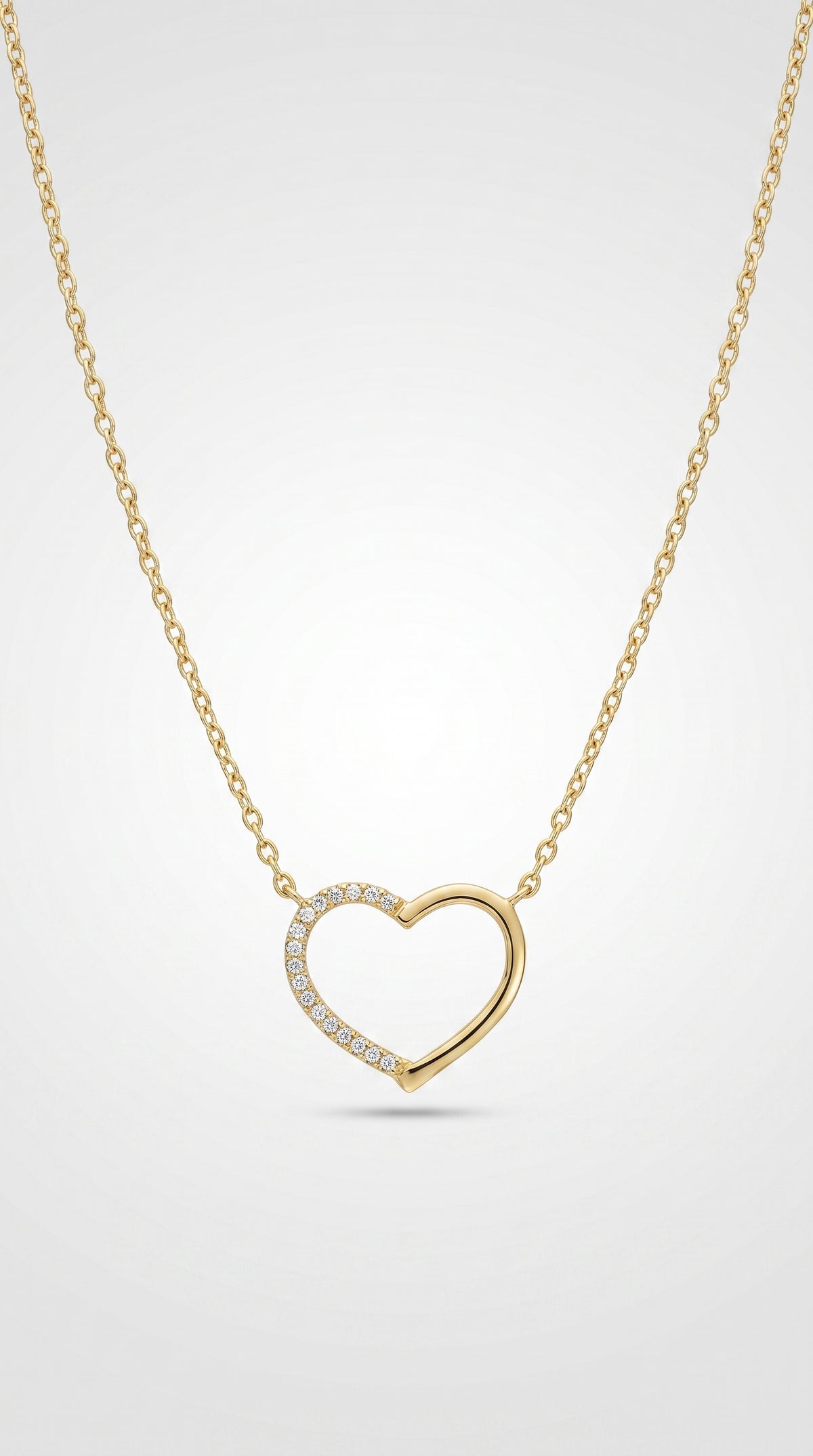 Collar Corazón Bicolor