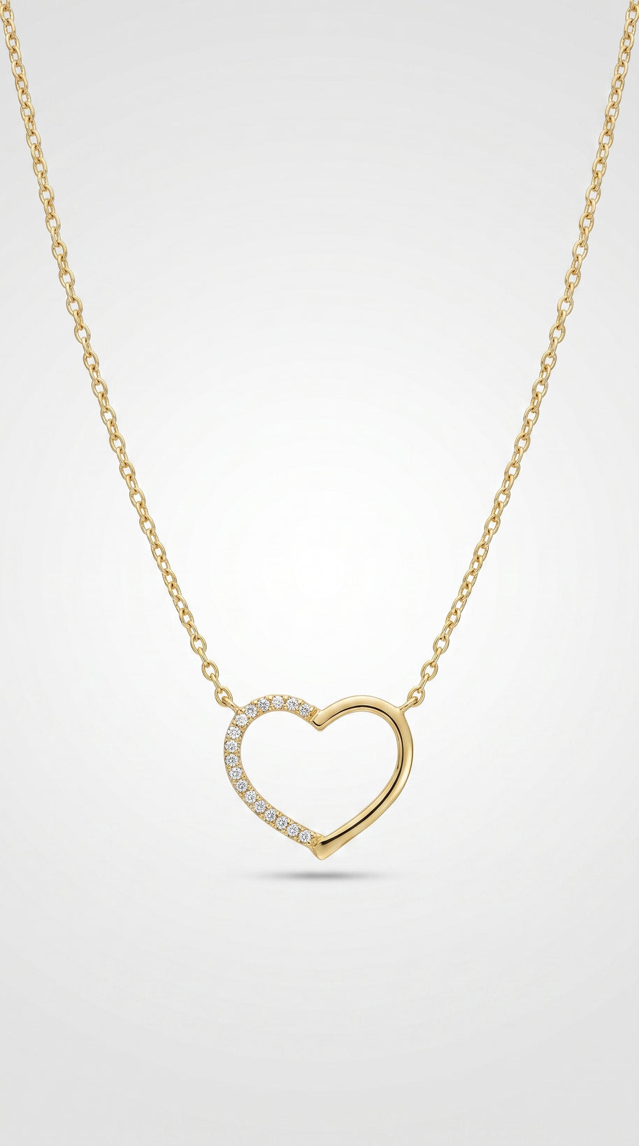 Collar Corazón Bicolor