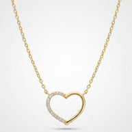 Collar Corazón Bicolor